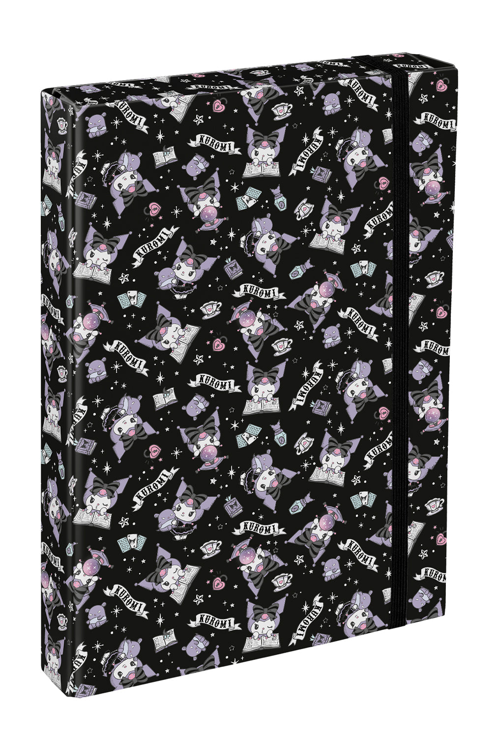 Desky na školní sešity A4 Jumbo Kuromi Black – detail výrobku