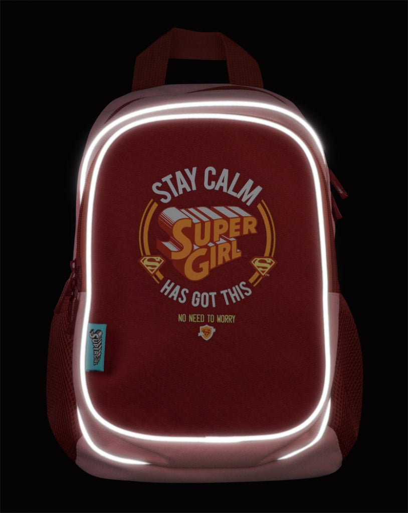Předškolní batoh Supergirl – STAY CALM – detail výrobku