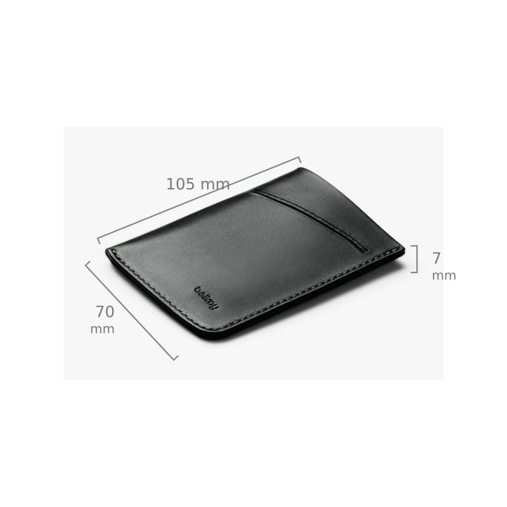 Bellroy Card Sleeve – rozměry