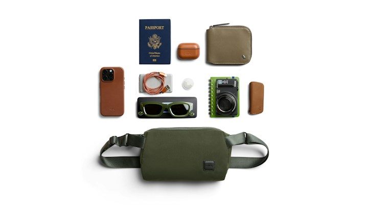 Bellroy Classic Sling 3 – příklad uložených věcí