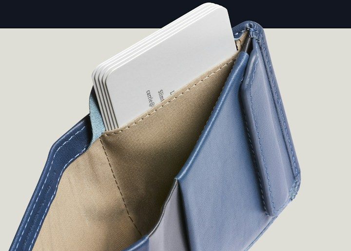 Bellroy Coin Wallet – Karty uspořádané diskrétně