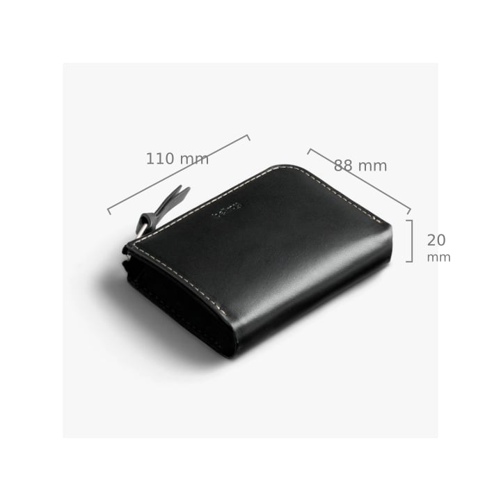 Bellroy L-Pocket – rozměry