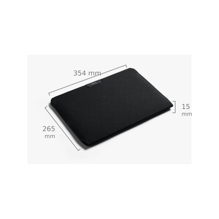 Bellroy Laptop Sleeve 14 – rozměry