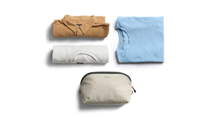 Bellroy Lite Packing Pouch 3 – příklad uložených věcí