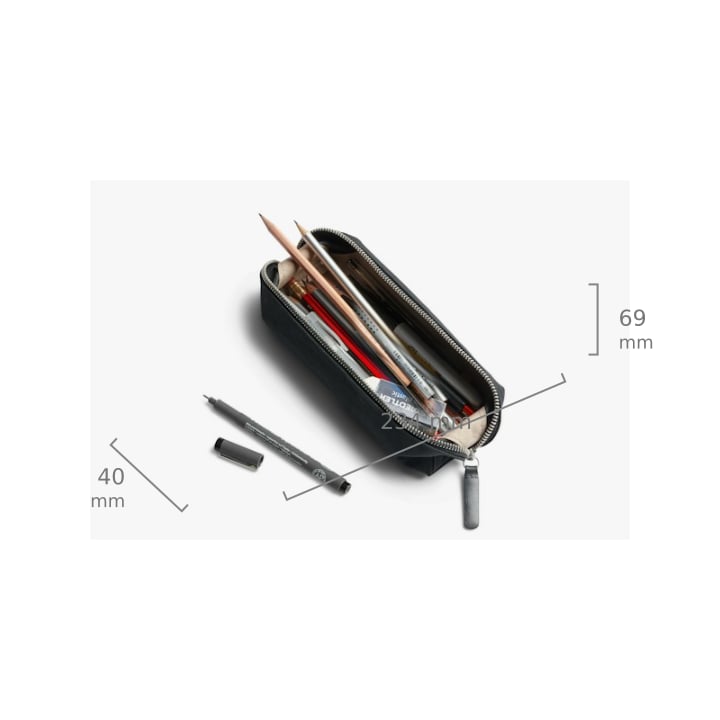 Bellroy Pencil Case – rozměry
