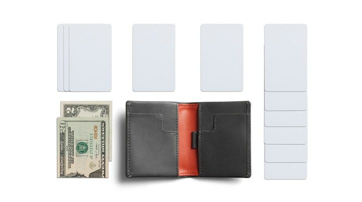 Bellroy Slim Sleeve – příklad uložených věcí