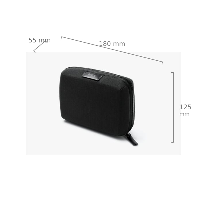 Bellroy Tech Kit Compact – rozměry