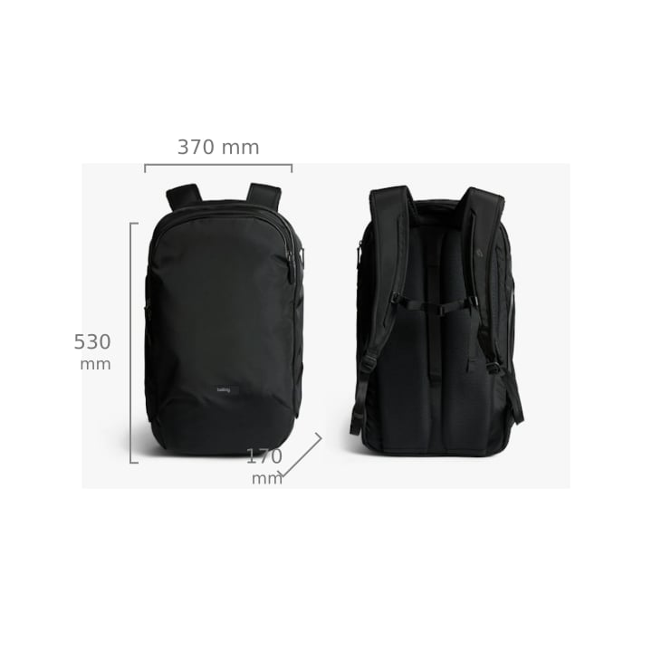 Bellroy Transit Workpack Pro – rozměry
