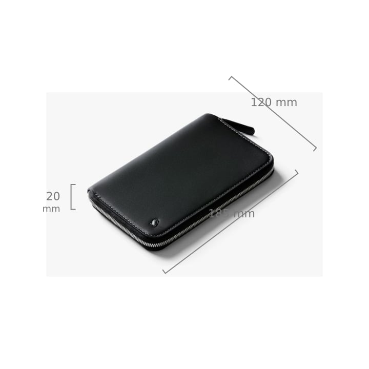 Bellroy Travel Folio – rozměry