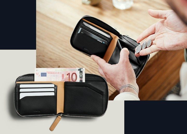 Bellroy Zip Wallet – Uzavření kolem celého obsahu