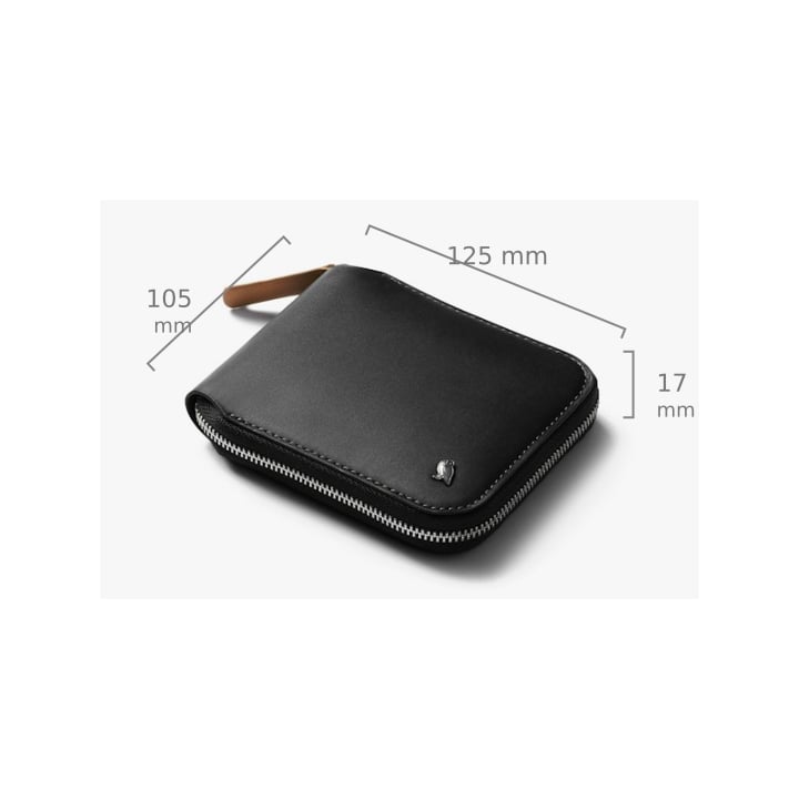 Bellroy Zip Wallet – rozměry