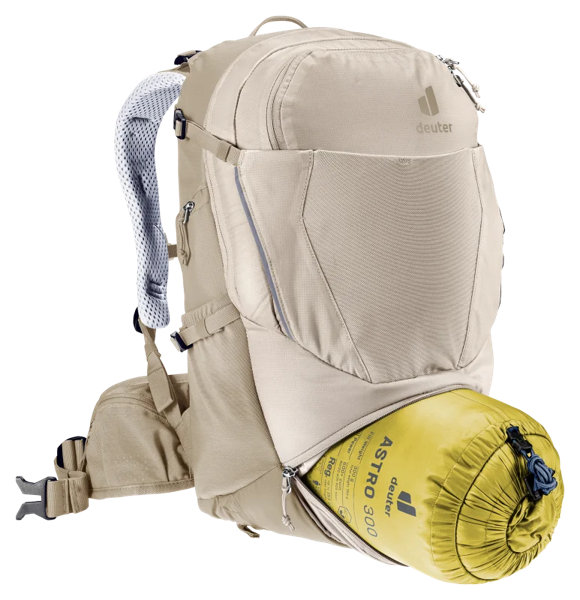 Deuter Trans Alpine 22 SL – Pláštěnka a reflexní detaily