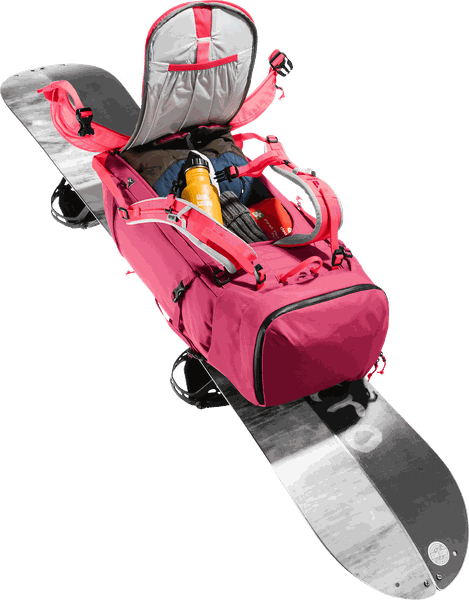 Deuter Freescape Pro 38+ SL – Zadní vstup do hlavní komory