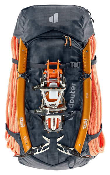 Deuter Freescape Tour 40 – Technická sestava na přední straně