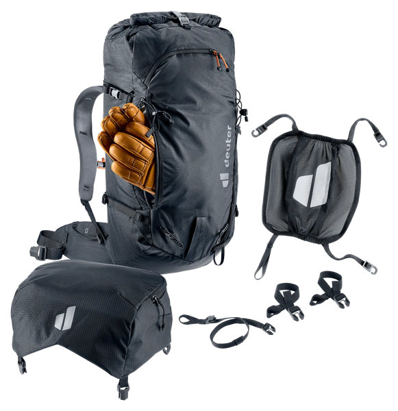 Deuter Freescape Tour 40 – Odnímatelné víko pro změnu sestavy