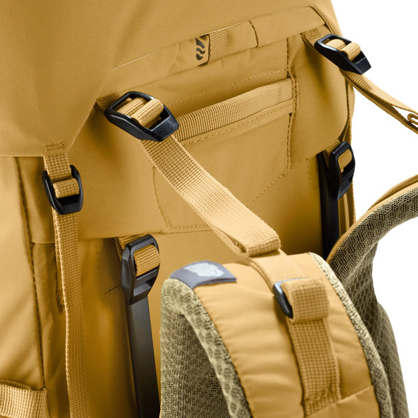 Deuter Aircontact Core 60+10 – Otočné prvky pro stabilitu nákladu