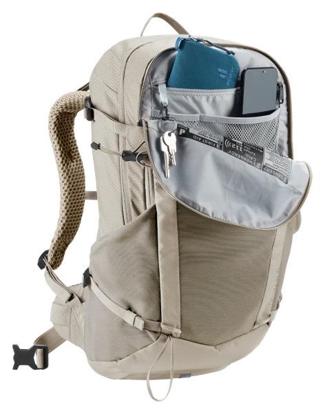 Deuter Futura 21 SL – Zipový vstup z horní strany