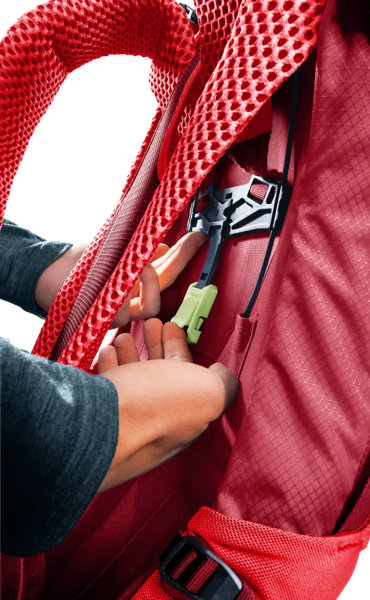 Deuter Futura Pro 32 – VariClick se slyšitelným potvrzením