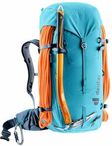 Deuter Guide 42+8 SL – Technická výbava na vnější straně