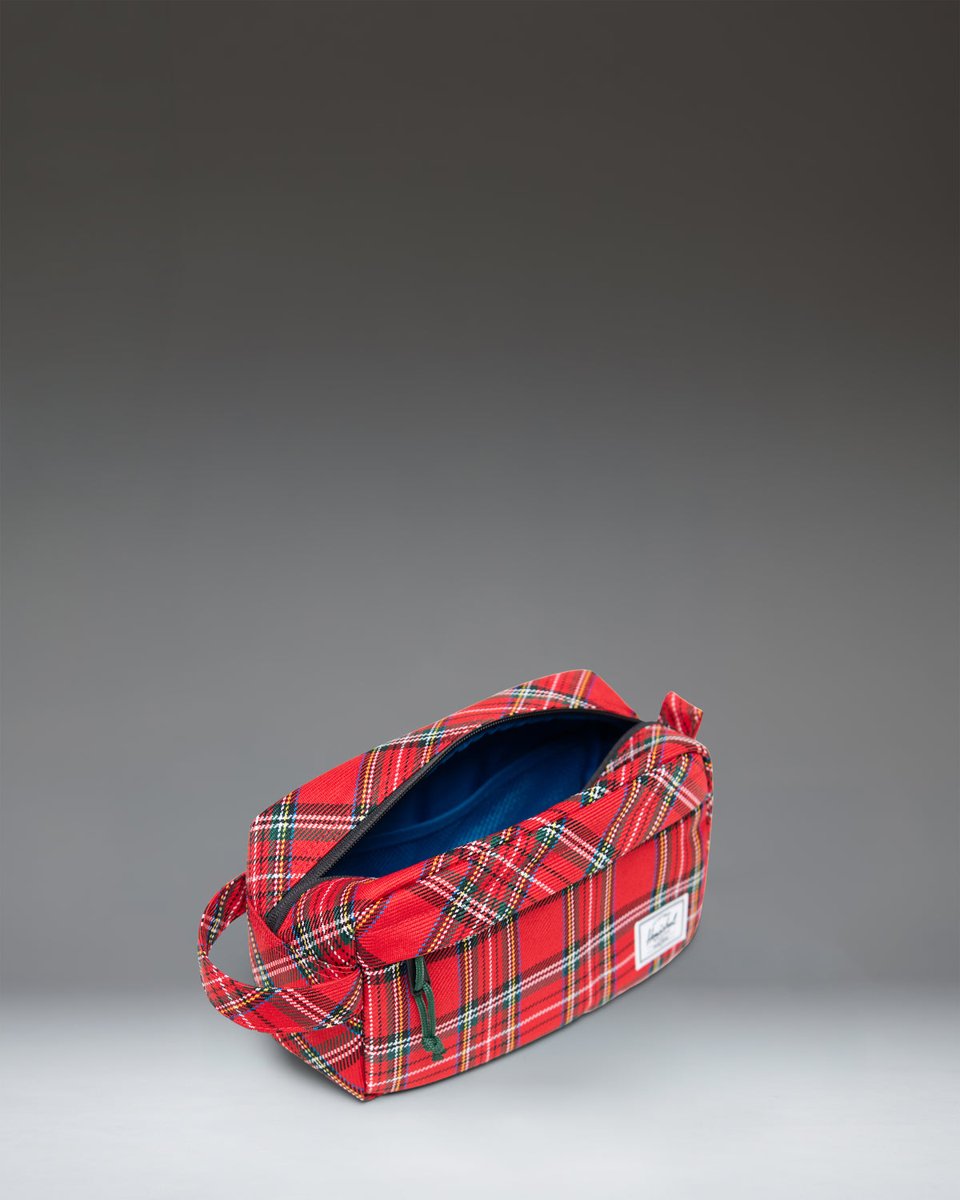 Herschel Chapter Plaid Travel Kit – pohled 4