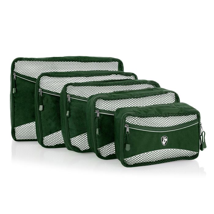 Heys Eco Packing Cube 5pc Set II Green