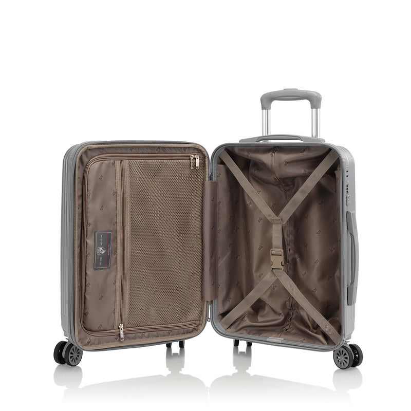 Heys AeroLite S,M Silver – Přepážka a velká kapsa