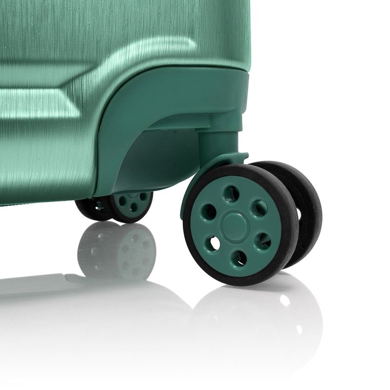 Heys Alumix L Midnight Green – Čtyři směrově volná kolečka
