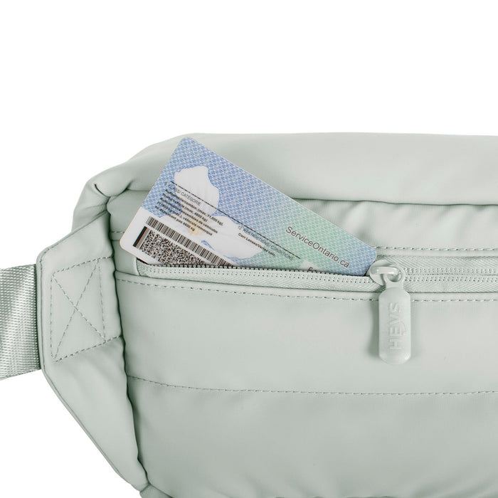 Heys Puffer Waist Bag Sage Green – Drobnosti blízko těla