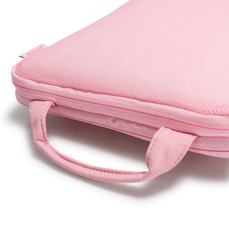 Heys Ecotex Compression Packing Cube 4 Pc Set Pink Sand – Přesun z kufru jedním úchopem