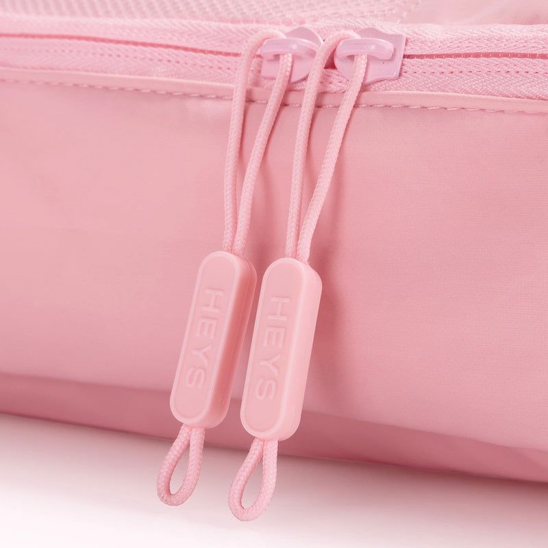 Heys Ecotex Packing Cube 5 Pc Set Pink Sand – Dva jezdce a sladěné detaily