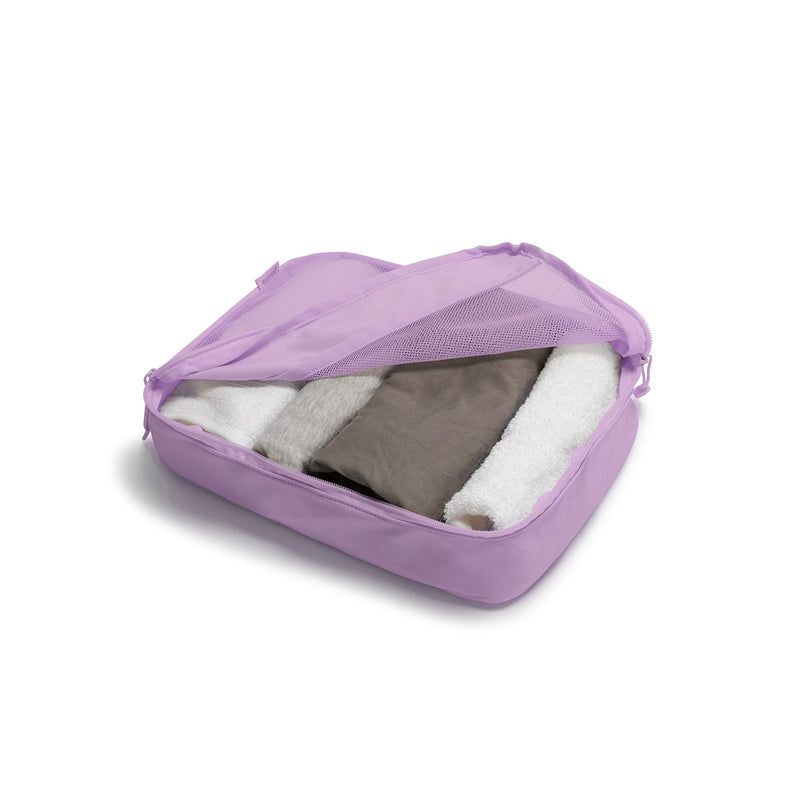 Heys Ecotex Packing Cube 5 Pc Set Lilac Blossom – Přehled po celou dobu pobytu