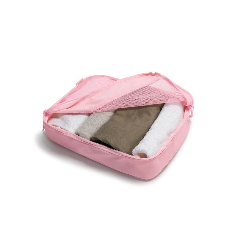Heys Ecotex Packing Cube 5 Pc Set Pink Sand – Přehled po celou dobu pobytu