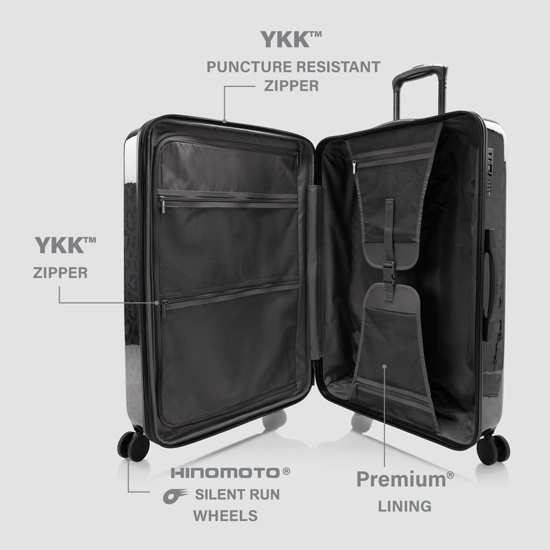 Heys Elite Black Leopard L – Diskrétní rezerva při balení