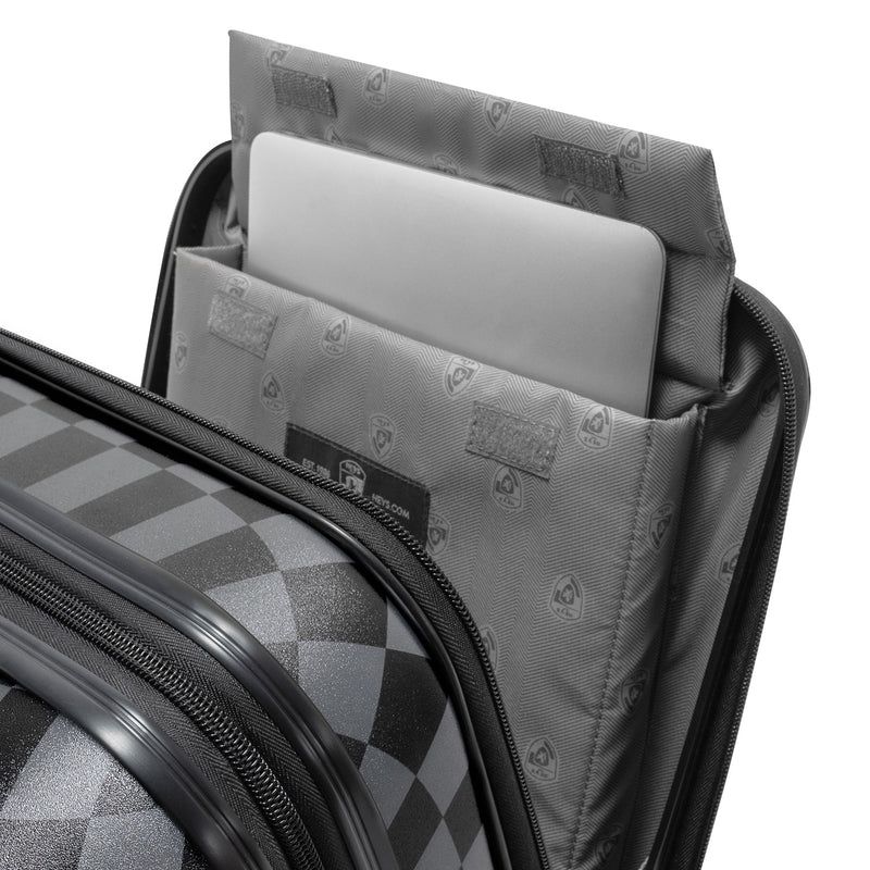 Heys EZ Fashion S Checkered – Notebook bez rozbalování kufru