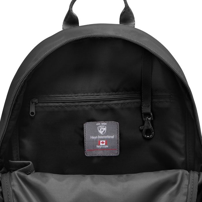Heys Basic Backpack Black – Tři oddělené zipové kapsy