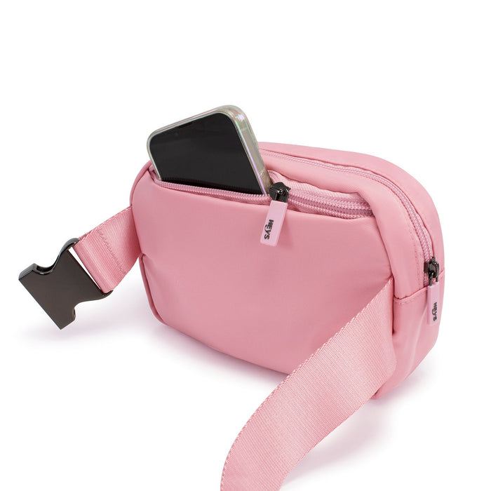 Heys Basic Belt Bag Dusty Pink – Dvě vnější zipové kapsy
