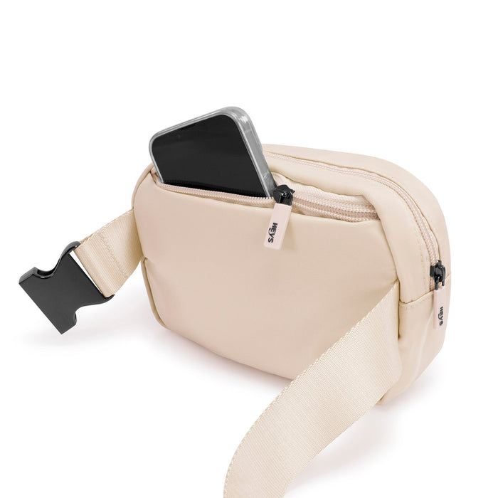 Heys Basic Belt Bag Tan – Dvě vnější zipové kapsy