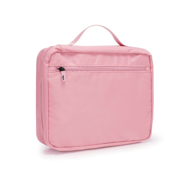 Heys Basic Toiletry Bag Dusty Pink – Velká zadní kapsa