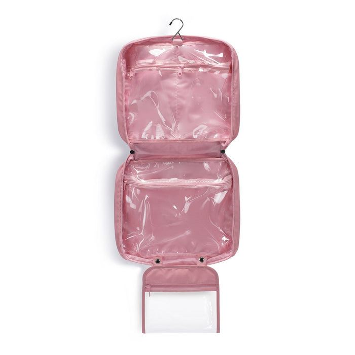 Heys Basic Toiletry Bag Dusty Pink – Výbavu vidíte po otevření