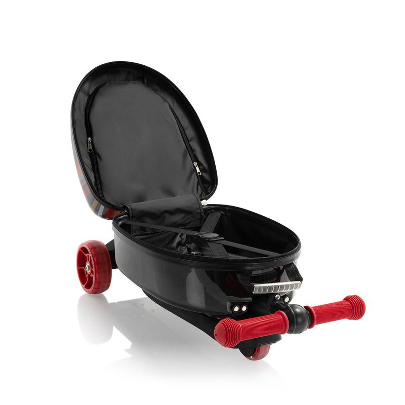 Heys Turbo Tots Scooter Race Car – Uspořádaný obsah kufříku