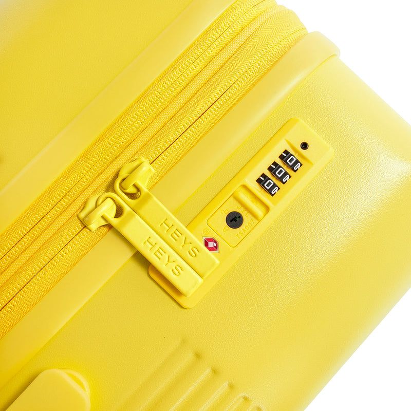 Heys HiLite S Sunburst Yellow – Zapuštěné uzamčení TSA