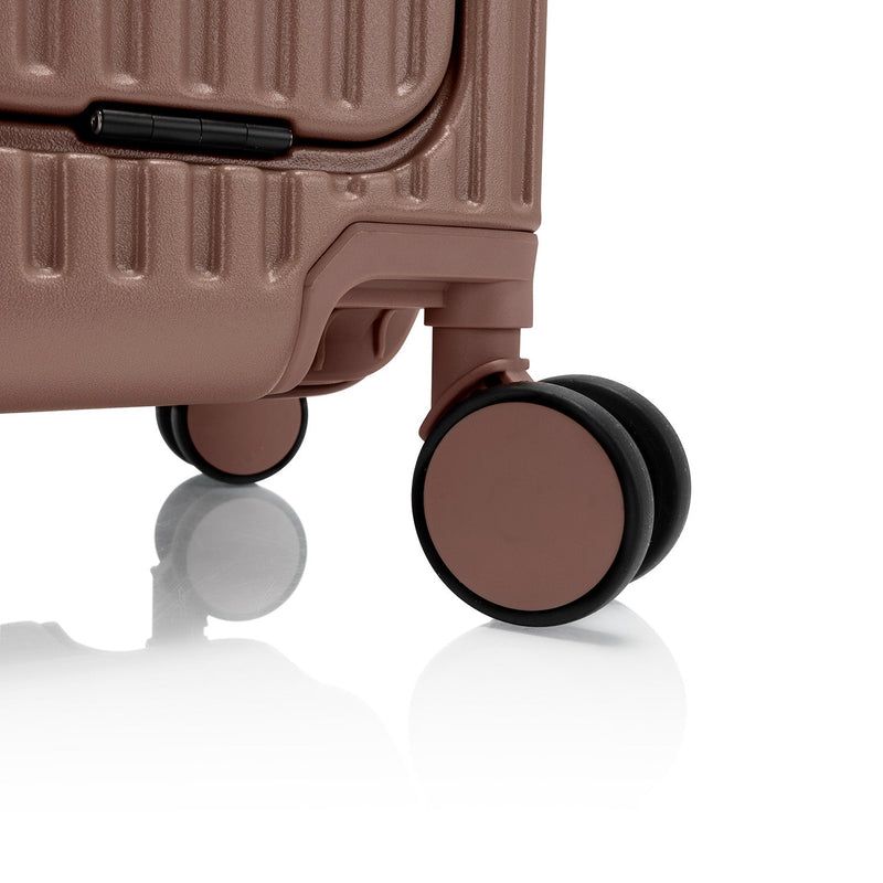 Heys Latch S Clay – Otáčení a vedení kufru