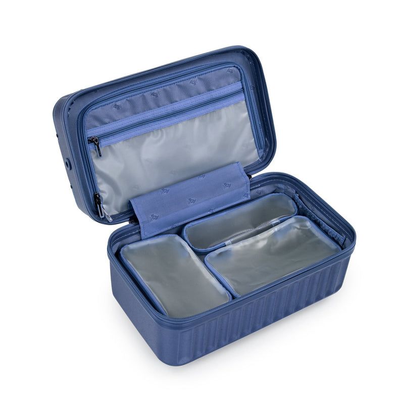 Heys Luxe Beauty Case Navy – Přehledné rozdělení kosmetiky