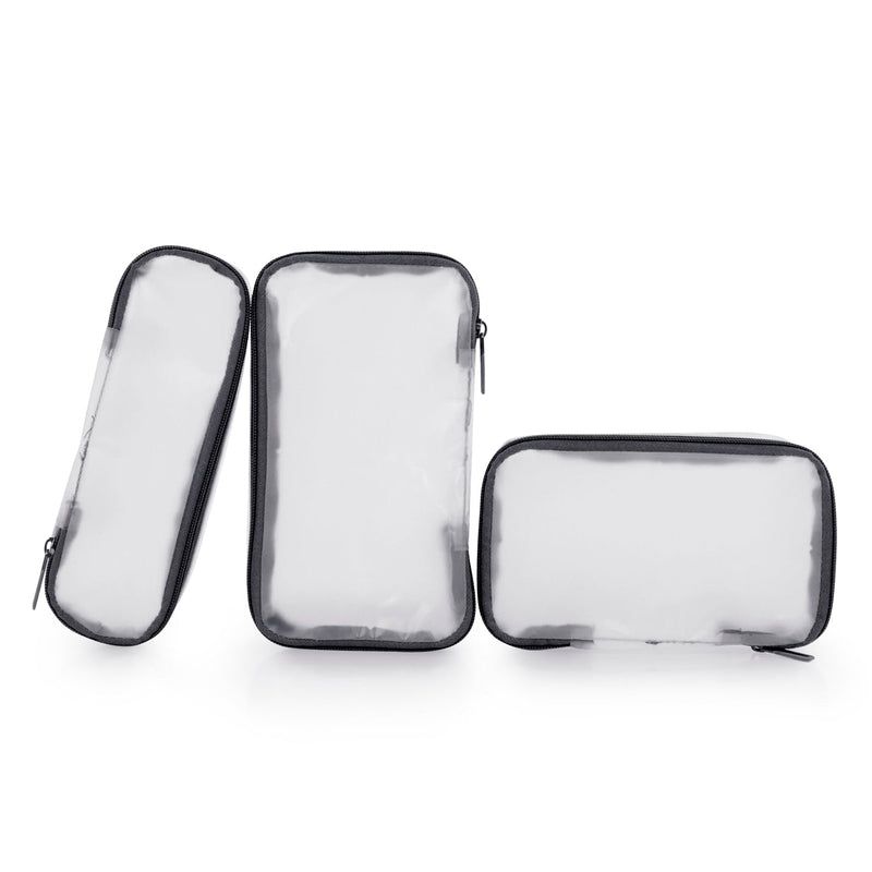 Heys Luxe Beauty Case Gunmetal – Tři pouzdra jsou součástí