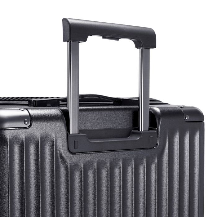 Heys Luxe L Gunmetal – Gelová madla a hliníková rukojeť