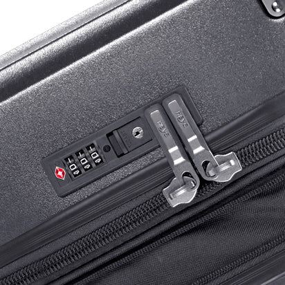 Heys Luxe L Gunmetal – Integrované TSA uzamčení