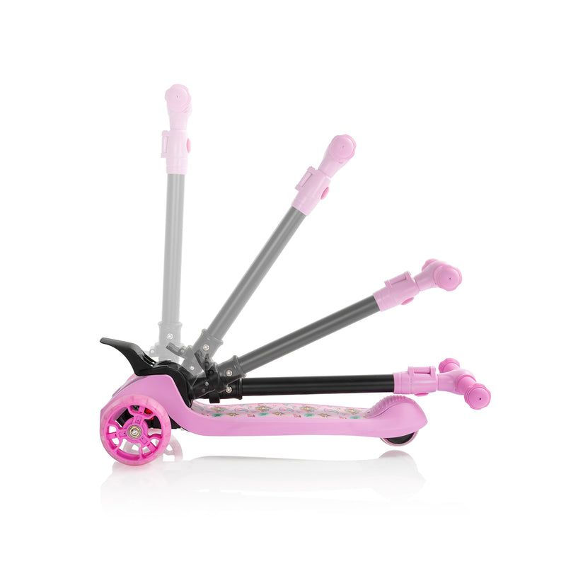 Heys Turbo Tots Scooter Paw Patrol Pink – Tři polohy řídítek