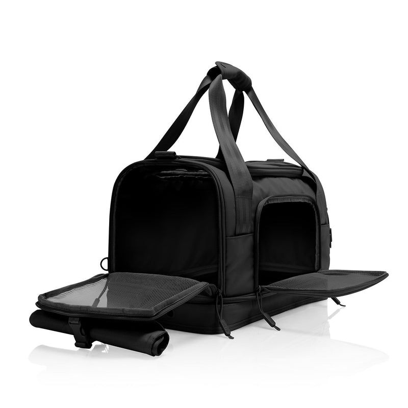 Heys Pawsenger Pet Carrier Black – Tři síťované vstupy
