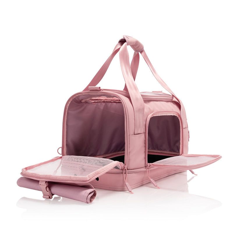 Heys Pawsenger Pet Carrier Rose – Tři síťované vstupy