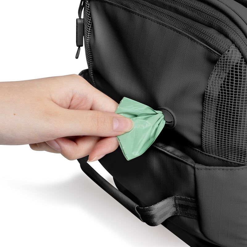 Heys Pawsenger Pet Carrier Black – Sáčky a drobnosti dostupné zvenku